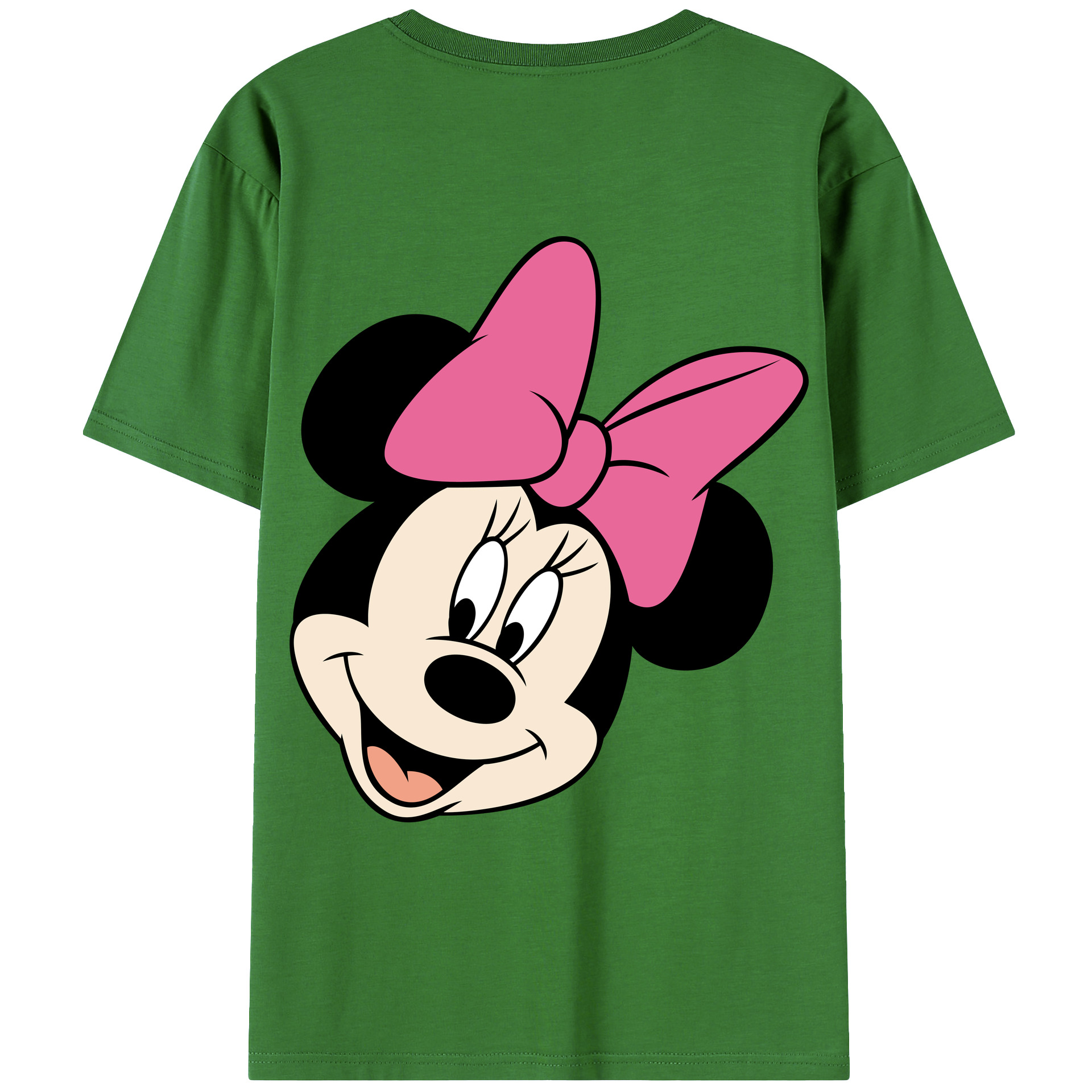 （画像用） ミッキーマウス Mickey Mouse レディース半袖Tシャツ(バックプリント)